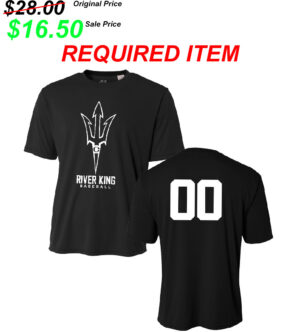 Clinton BB Player Gear Adult Cooling Performance Tshirt -Black REQUIRED ITEM