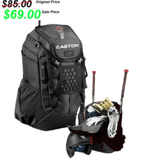 Clinton BB Player Gear Easton Walk-Off NX Backpack Baseball batpack equipment  bag – BLACK