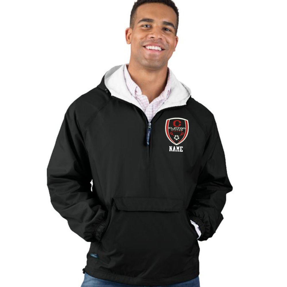 Clinton United Soccer Charles River Classic Solid Pullover Adult-Black