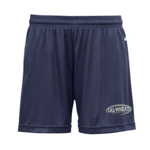 Cal Wheat Track Field Badger – B-Core Women’s 5″ Inseam Shorts-navy