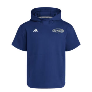 Cal Wheat Track Field Adidas men NWV Short Sleeve Hoodie- NAVY