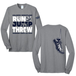 Cal Wheat Track Field Unisex Cotton Long Sleeve Tee-Athletic Heather