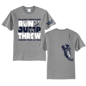 Cal Wheat Track Field Unisex Short Sleeve Tee-Athletic Heather