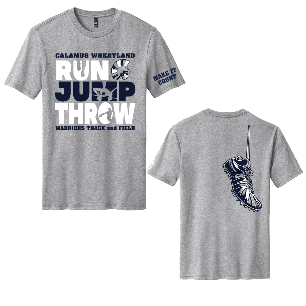 Cal Wheat Track Field Unisex Premium Short Sleeve Tee-Light Heather Grey