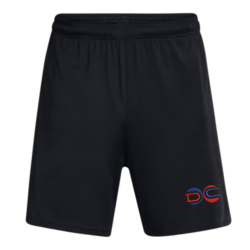 DC Tennis Under Armour Men's UA Tech Vent 7" pocketed Shorts-Black