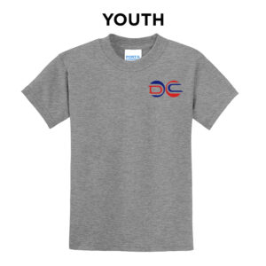 DC Tennis Youth Short Sleeve Tee-Athletic Heather
