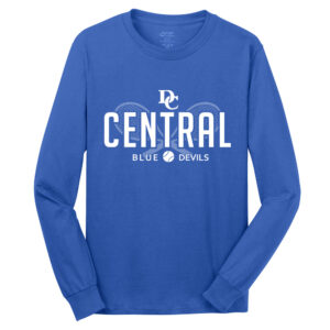 DC Tennis Unisex Cotton Long Sleeve Tee-Royal