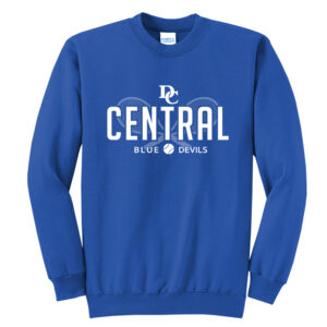 DC Tennis Unisex Fleece Crewneck Sweatshirt-Royal