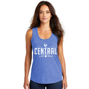 DC Tennis Women’s Perfect Triblend Racerback Tank-Royal Frost