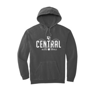 DC Tennis Unisex Comfort Colors Ring Spun Hooded Sweatshirt-Pepper