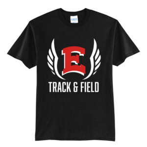 DM East Track Field Unisex Short Sleeve Tee-Black