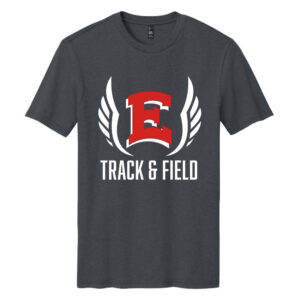 DM East Track Field Unisex Premium Short Sleeve Tee-Charcoal