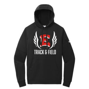 DM East Track Field Nike Therma-FIT Pocket Pullover Fleece Hoodie Adult-Black