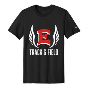 DM East Track Field Nike Swoosh Sleeve rLegend Tee Adult-Black