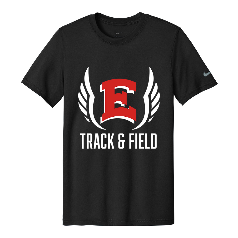 DM East Track Field Nike Swoosh Sleeve rLegend Tee Adult-Black