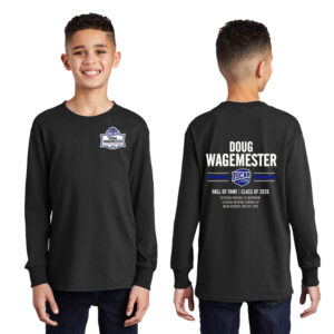 Doug Wagemester Youth Cotton Long Sleeve Tee-Black