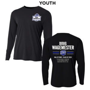 Doug Wagemester Youth Cooling Performance long sleeve Crew Tee-Black