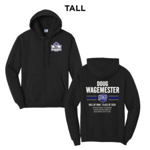 Doug Wagemester Tall Fleece Hooded Sweatshirt-Black