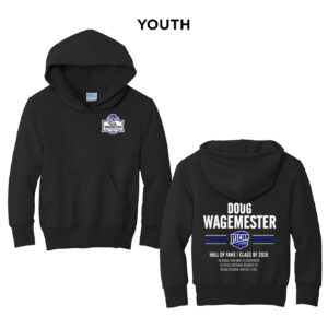 Doug Wagemester Youth Fleece Hooded Sweatshirt-Black