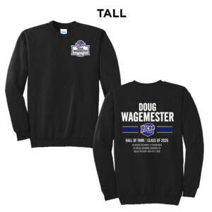 Doug Wagemester Tall Fleece Crewneck Sweatshirt-Black