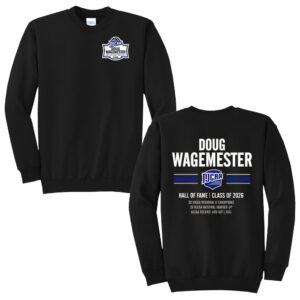 Doug Wagemester Unisex Fleece Crewneck Sweatshirt-Black