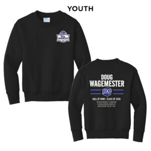 Doug Wagemester Youth Fleece Crewneck Sweatshirt-Black