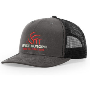 EA Boy Volleyball Richardson  Freemont Trucker  Mesh Back Adjustable back cap-Charcoal/Black