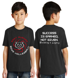 EA Boy Volleyball Youth Short Sleeve Tee-Black