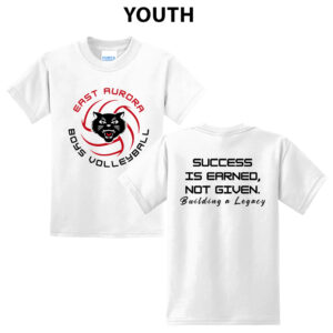 EA Boy Volleyball Youth Short Sleeve Tee-White