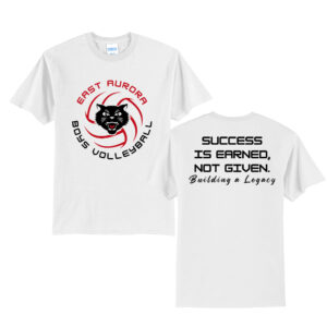 EA Boy Volleyball Unisex Short Sleeve Tee-White