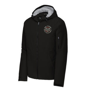 EA Boy Volleyball Sport-Tek Men Waterproof Insulated full zip hooded Jacket-Black