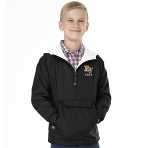 EV Golf Youth Classic Solid Pullover Charles River-Black