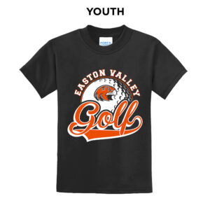 EV Golf Youth Short Sleeve Tee-Black