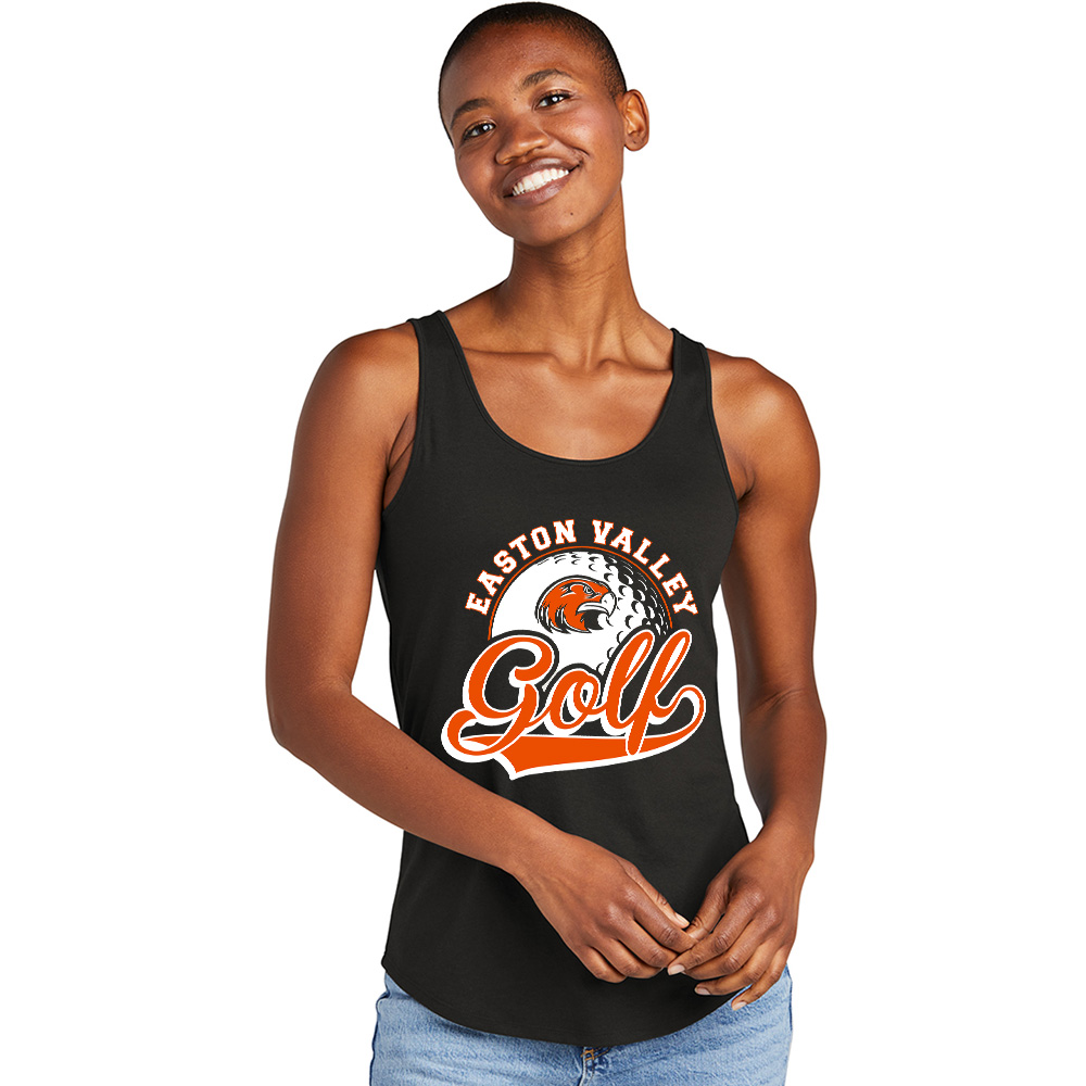 EV Golf District Women’s Perfect Tri Relaxed Tank-Black