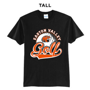 EV Golf Tall Short Sleeve Tee-Black