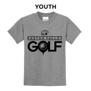 EV Golf  Youth  Short Sleeve Tee-Athletic Heather Grey