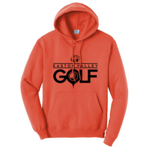 EV Golf Unisex Fleece Hooded Sweashirt-orange