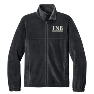 FNB Port Authority Plush Fleece Full-Zip Jacket Adult-Black