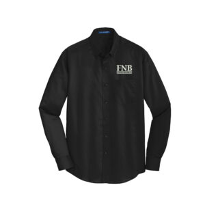 FNB Port Authority Tall SuperPro Twill Shirt-Black
