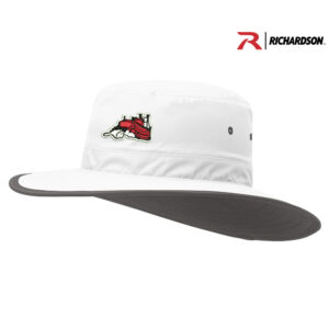 Steamers Richardson SUNRIVER Wide Brim water repellant Hat-White/Charcoal