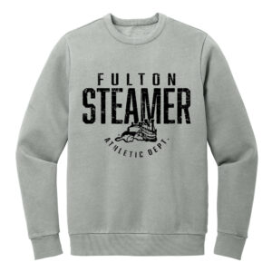 Steamers Rah Rah District Wash Fleece Crew-Gusty Grey