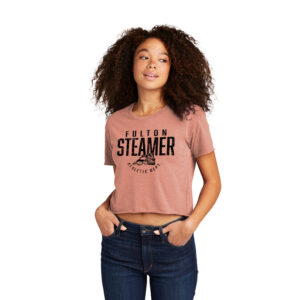 Steamers Next Level Women’s Festival Cali Crop Tee-Desert Pink