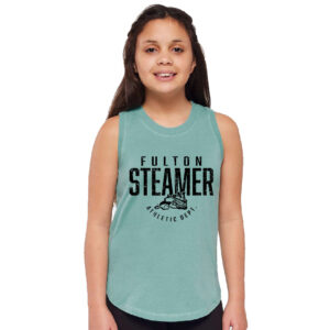Steamers LAT Girls Relaxed Fine Jersey Tank-Saltwater
