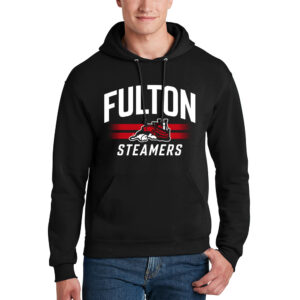 Steamers Unisex Fleece Hooded Sweatshirt-Black Heather