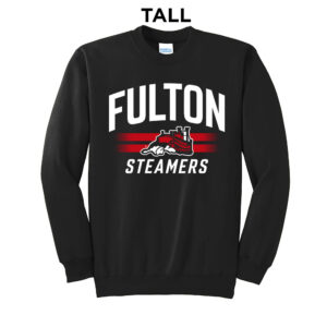 Steamers Tall Fleece Crewneck Sweatshirt-Black