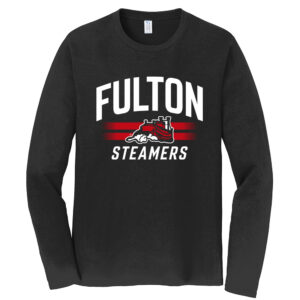 Steamers Unisex Cotton Long Sleeve Fan Favorite Tee-Black