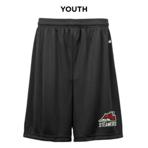 Steamers Badger B-Core YOUTH 6 Inch Short-Black