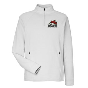 Steamers North End Men’s Rhythm Waffle Quarter-Zip Pullover-Platinum