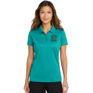1st Gateway Port Authority Ladies Eclipse Stretch Polo-Tropic Blue