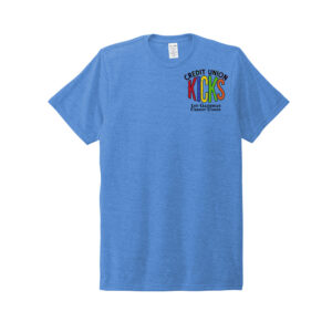 1st Gateway Allmade Unisex Triblend Tee-Azure Blue